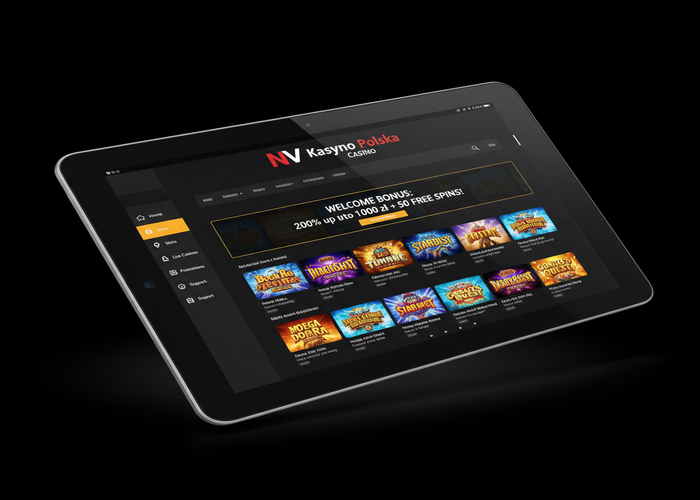 NV Kasyno Polska Kasyno na tablecie
